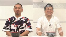 「心を合わせて脱出ゲーム」に挑戦する千鳥。(c)テレビ朝日