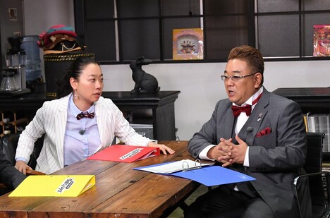 （左から）いとうあさこ、サンドウィッチマン伊達。(c)ABC