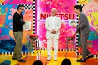 左からケンドーコバヤシ、ちばてつや、千原ジュニア。(c)読売テレビ