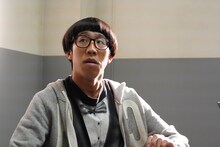 「ドロ刑 ｰ警視庁捜査三課ｰ」第1話より、ひょっこりはん演じるスリ犯。(c)日本テレビ