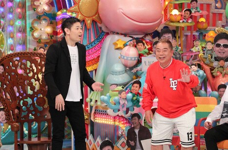 （左から）品川庄司・品川、出川哲朗。(c)テレビ朝日