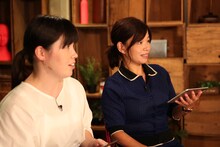 （左から）尼神インター誠子、大久保佳代子。(c)テレビ朝日