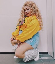 「ダンス-1グランプリ～イキのいいダンスパフォーマー決定戦～」オーガナイザーの渡辺直美。(c)テレビ朝日