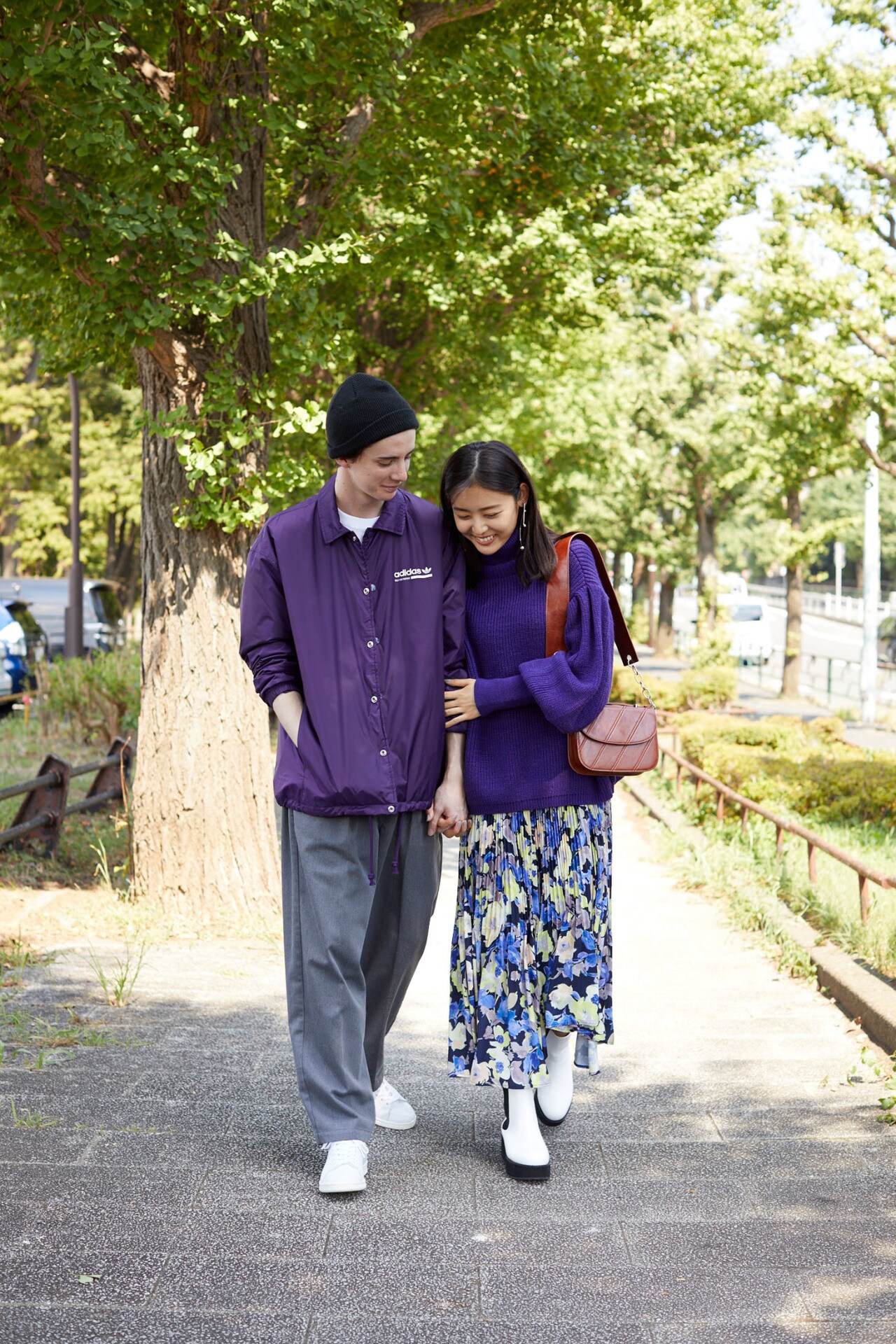 モデル芸人まかろにステーション・ギャビン、ViVi×ルミネエスト企画でリンクコーデ