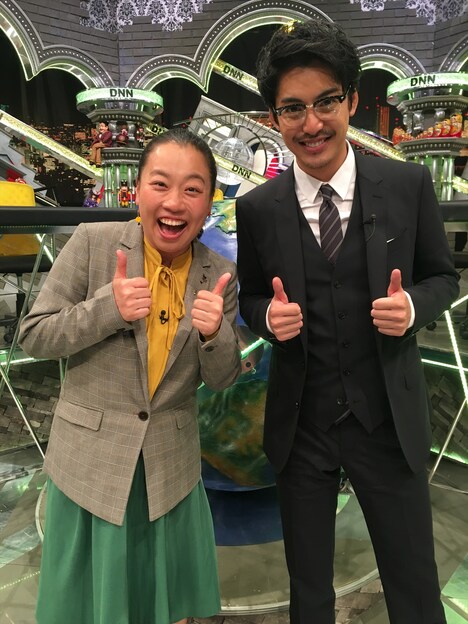 （左から）いとうあさこ、大野拓朗。(c)フジテレビ