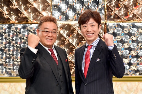 （左から）サンドウィッチマン伊達、フットボールアワー後藤。(c)TBS