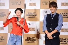 左から牧野ステテコ、三浦翔平。