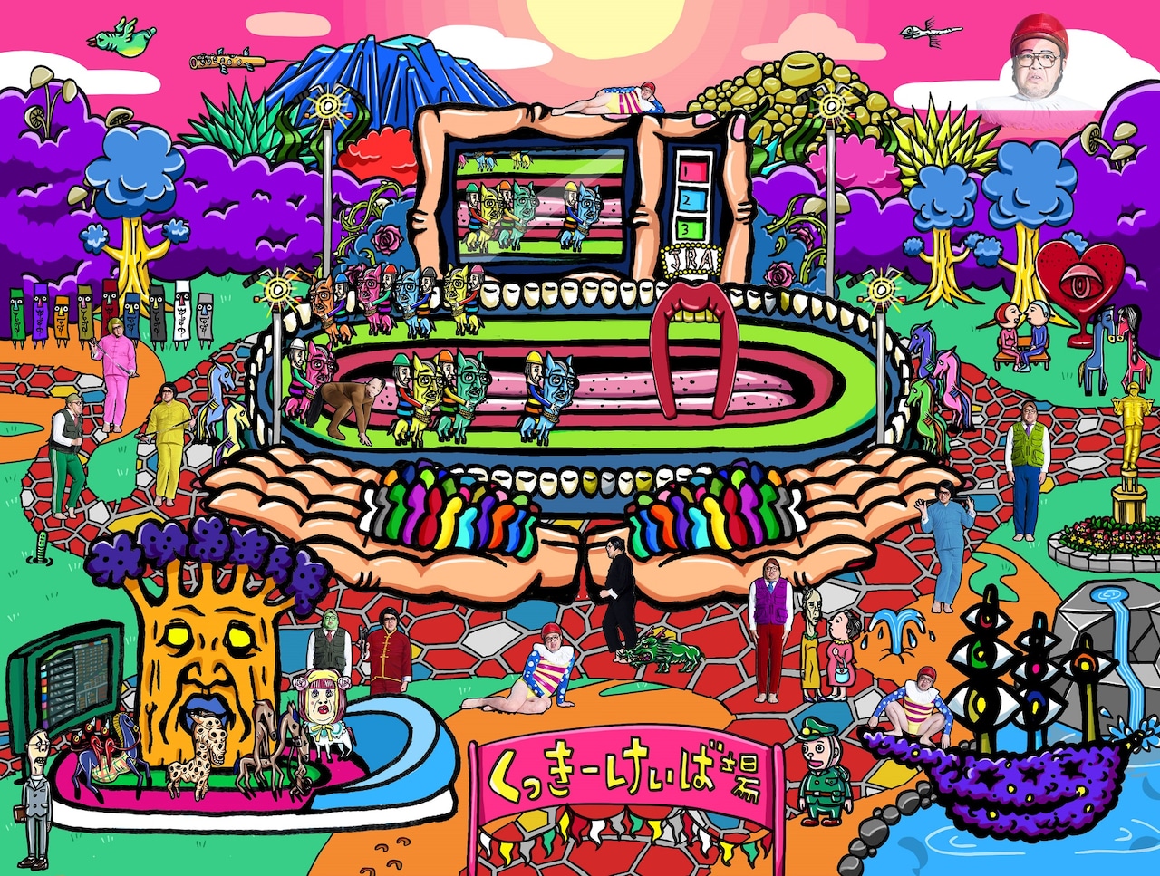 くっきーがJRAのサイトをプロデュース、ネタ動画や動く競馬場マップを制作