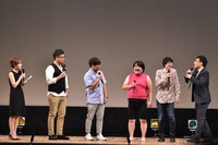 （左から）伊東楓TBSアナウンサー、アルコ＆ピース、空気階段、南海キャンディーズ山里。