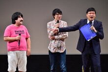 （左から）空気階段、南海キャンディーズ山里。(c)TBSラジオ