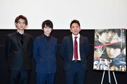 「京都国際映画祭」での舞台挨拶の様子。