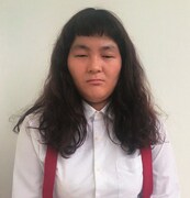 「詐欺メイクコンテスト」投稿例（詐欺メイク前）