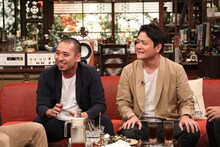 「さんまのまんま秋SP」にゲスト出演する千鳥。(c)関西テレビ