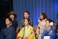 「映画ドラえもん のび太の月面探査記」製作発表会見の様子。