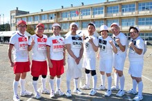 「リンカーン」メンバーの（左から）さまぁ～ず、ダウンタウン、雨上がり決死隊、キャイ～ン。(c)TBS