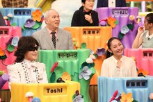 （手前左から）Toshl、安藤美姫ら生徒たち。(c)フジテレビ