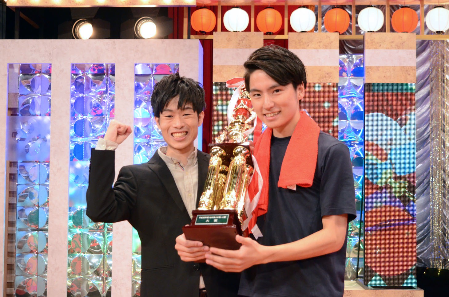 「平成30年度 NHK新人お笑い大賞」大賞を受賞したGパンパンダ。