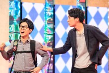 1本目にコント「アイドルファン」を披露するGパンパンダ。(c)NHK