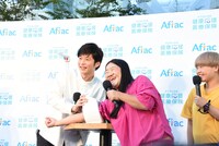 「アフラックの健康応援カフェ」オープニングイベントの様子。