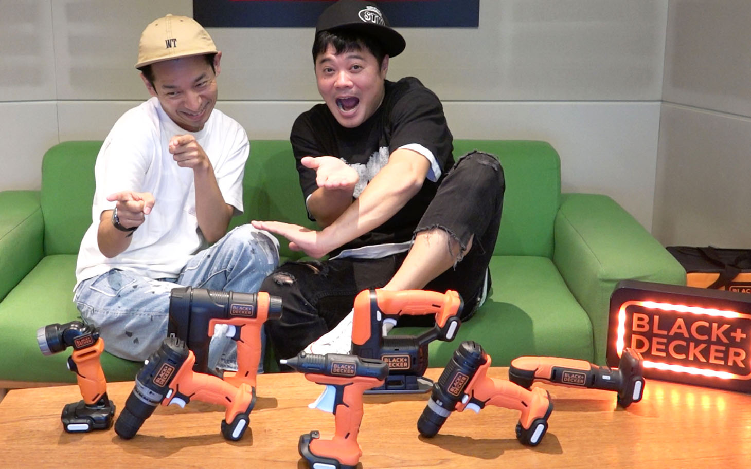 「GoPak」編の収録の様⼦。