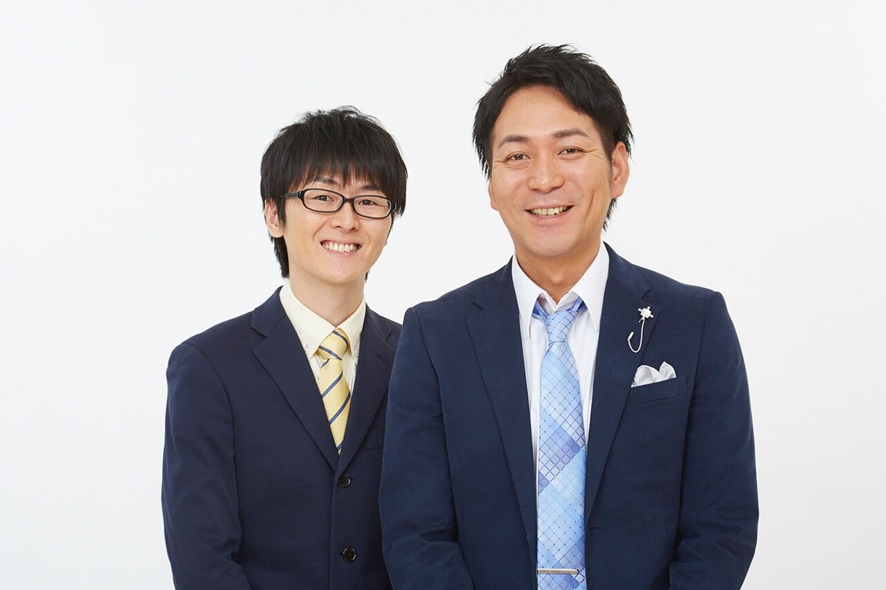 スーパーマラドーナ田中、そっくりナードマグネット須田亮太とステージ共演