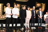 「有田ジェネレーション」に出演する（左から）ブリリアン、フタリシズカ、ミリオンズ。(c)TBS