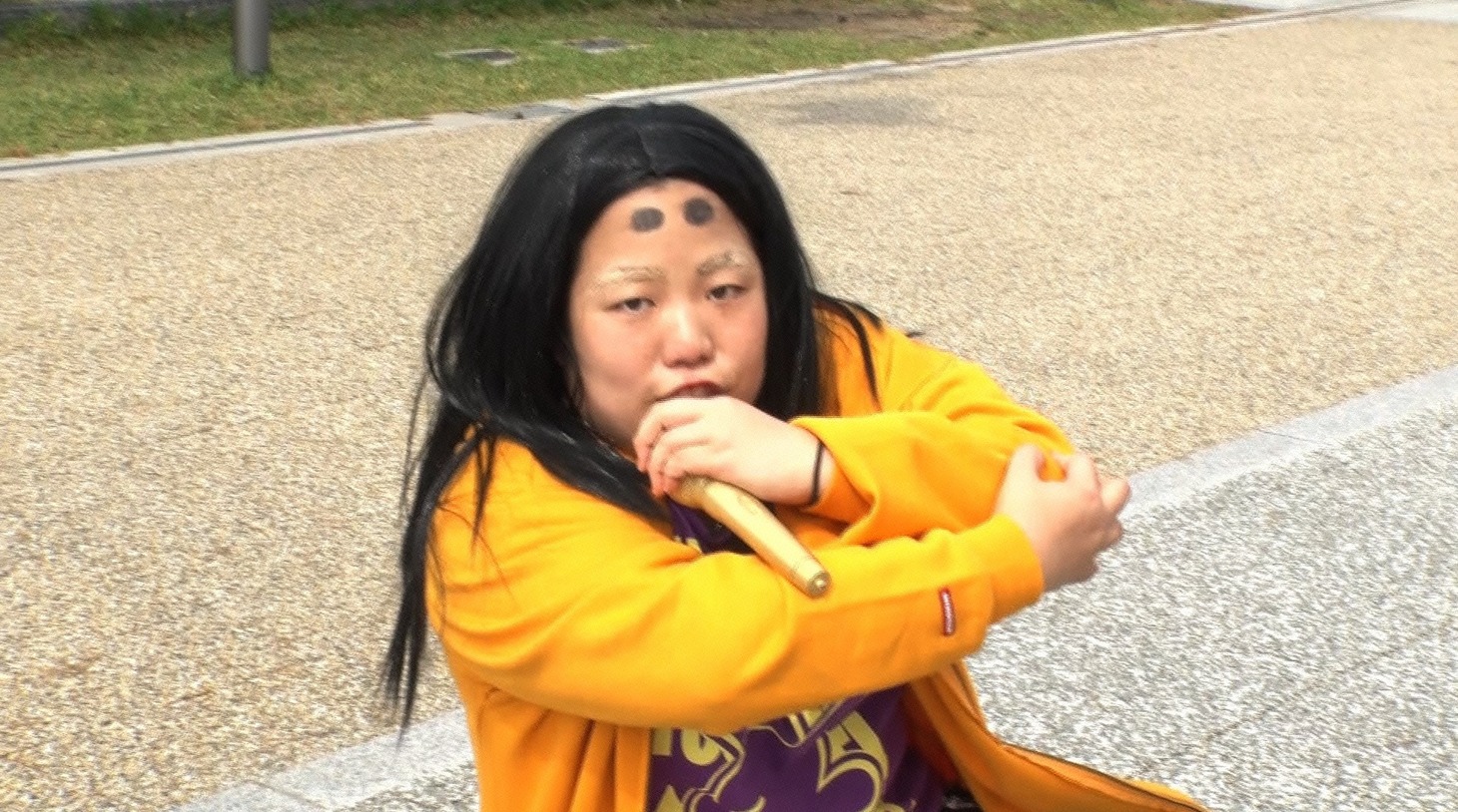 ゆりやんレトリィバァ扮するゆりの小町。(c)読売テレビ