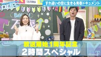 左から朝日奈央、チュートリアル徳井。(c)AbemaTV