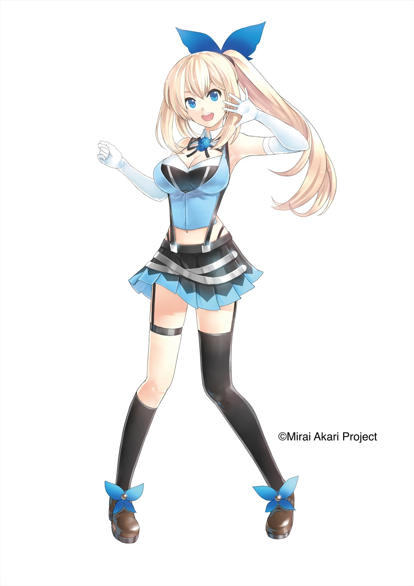 バーチャルYouTuber（VTuber）のミライアカリ。