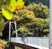 「秘境路線バスに乗って飲食店を見つける旅」のワンシーン。(c)テレビ朝日