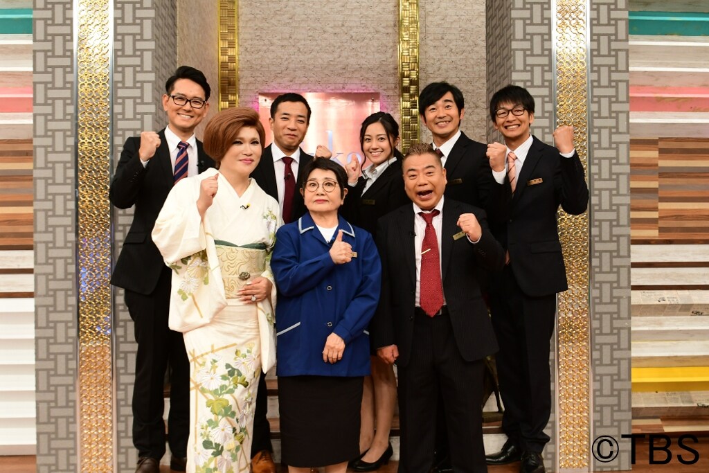 「ピン子、通販やるってよ～本日開店！ピン子デパート」の出演者たち。
