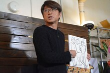 欲しい団員のイメージを図にして語るさまぁ～ず大竹。