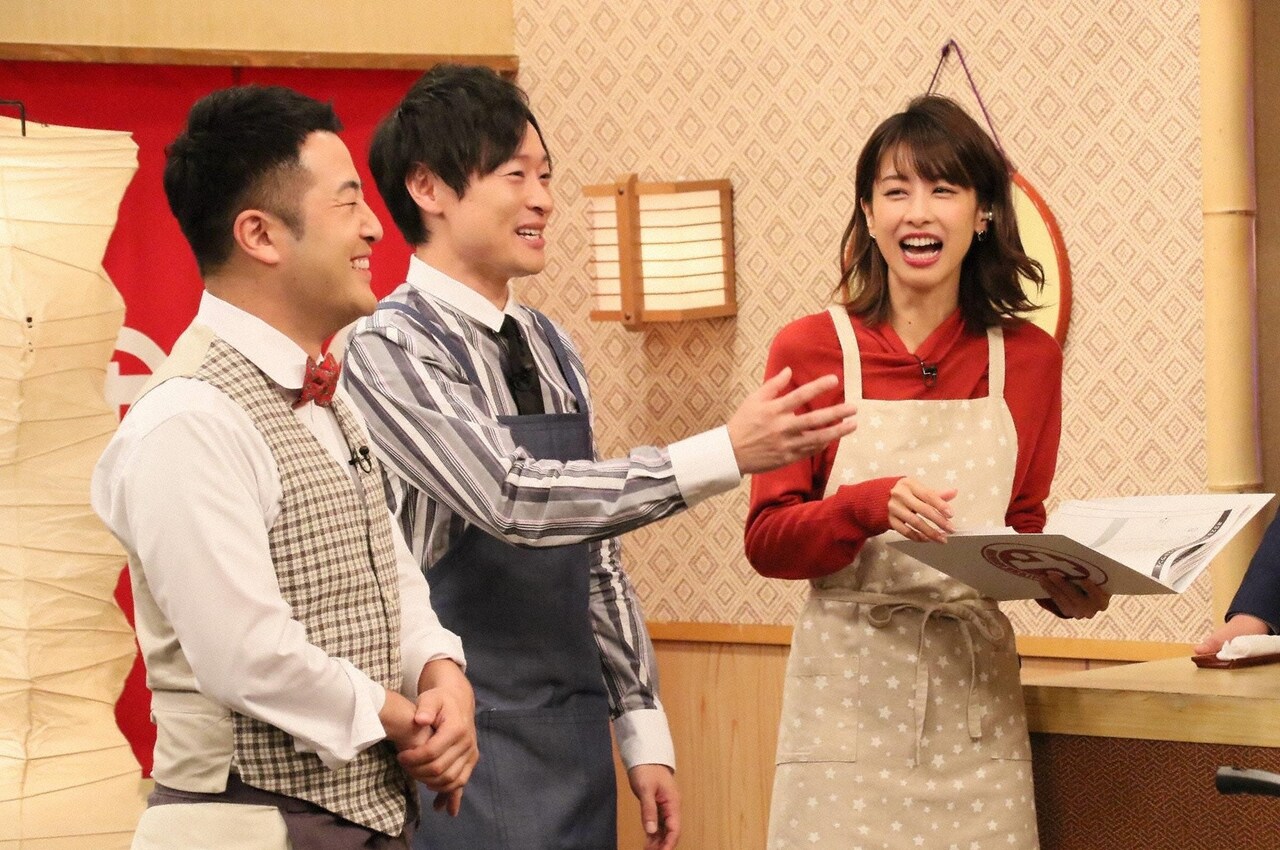 和牛水田シェフが超絶テク披露、さんまに料理ふるまう