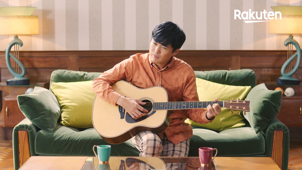 楽天ふるさと納税CM「パパのライブ篇」より。