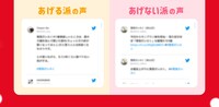 「#それ1個ちょーだいあげる派あげない派総選挙」特設サイトのイメージ。