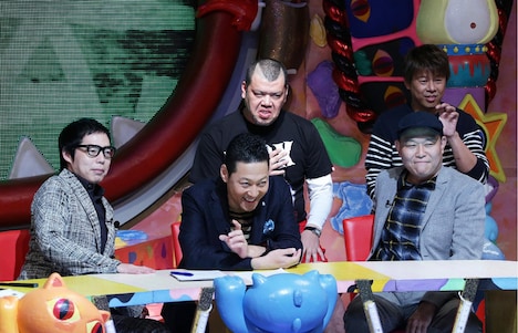 司会の今田耕司、東野幸治、野性爆弾ら。