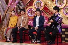 左から雛形あきこ、天野浩成、シャンプーハットこいで、土田拓海。(c)日本テレビ