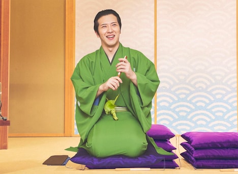 尾上松也演じる桂歌丸。