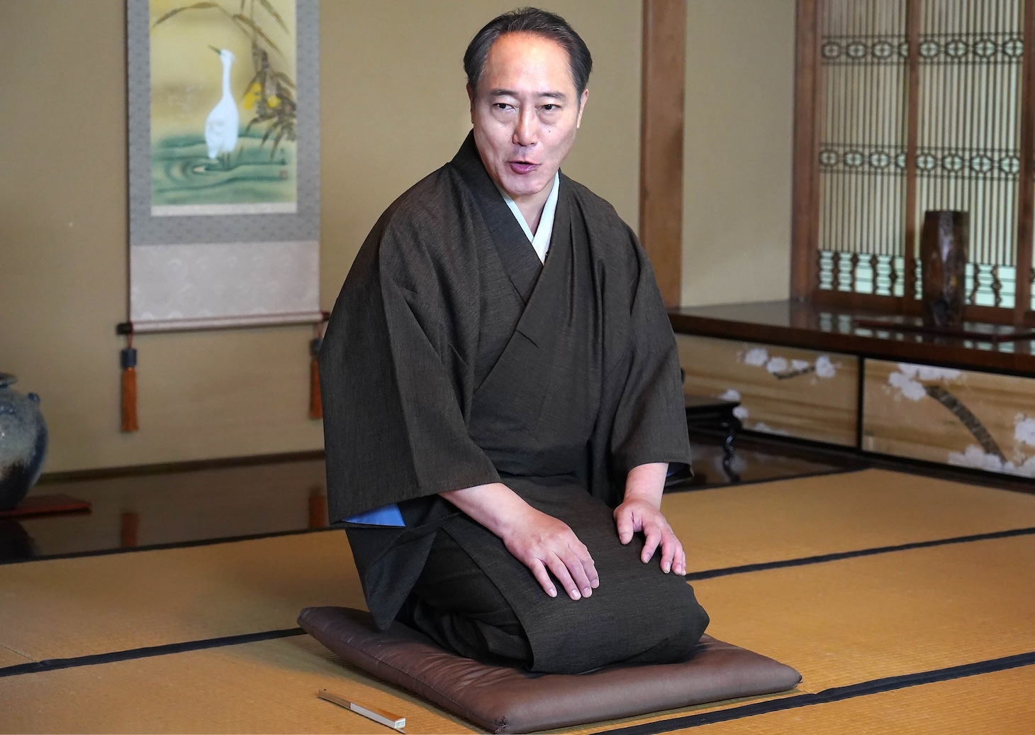 佐野史郎演じる三遊亭圓生。