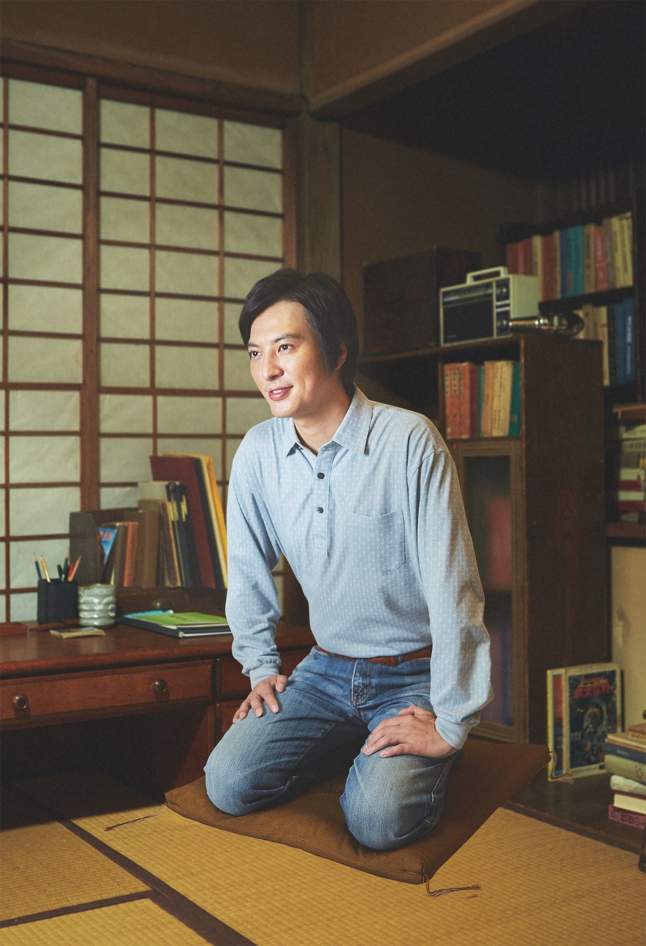 塚本高史演じる三遊亭楽太郎。