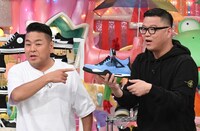 （左から）ダイノジ大地、シソンヌ長谷川。(c)テレビ朝日