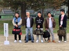 左から月亭方正、ダウンタウン松本、ココリコ遠藤、ダウンタウン浜田、ココリコ田中。(c)日本テレビ