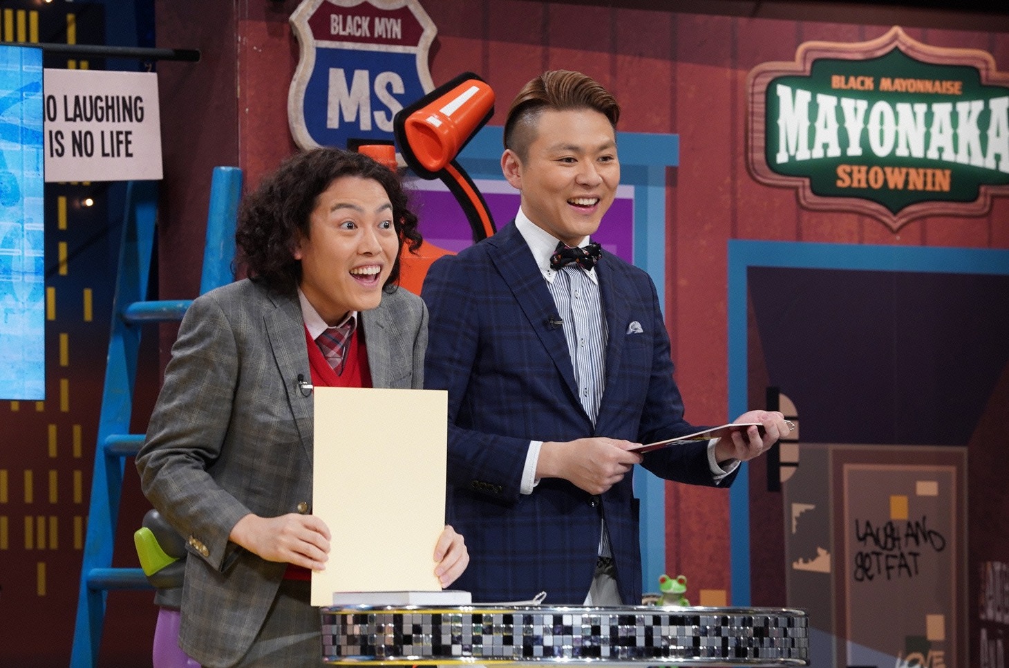 「マヨなか笑人」のワンシーン。(c)読売テレビ