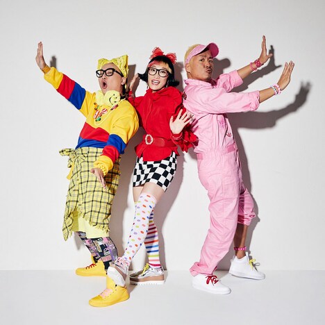 ユニット3のメンバー。左からトレンディエンジェルたかし、スパイク松浦、マサルコ。