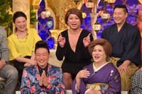 （前列左から）ANZEN漫才みやぞん、IKKO、（後列左から）島崎和歌子、チョコレートプラネット。（(c)TBS