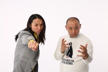 「M-1グランプリ2018」ファイナリストのトム・ブラウン。左から、布川ひろき、みちお。(c)ABC