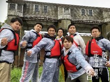 「浜ちゃん後輩と行く 北海道・道東で休日」の出演者たち。