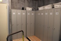 ロッカールームの様子。