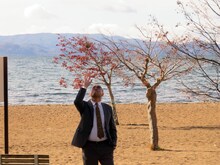 バスツアー「オレ流あるある 秋季キャンプin会津」を開催したレイザーラモンRG。