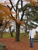 杉山清貴に扮して景色を味わうRG。